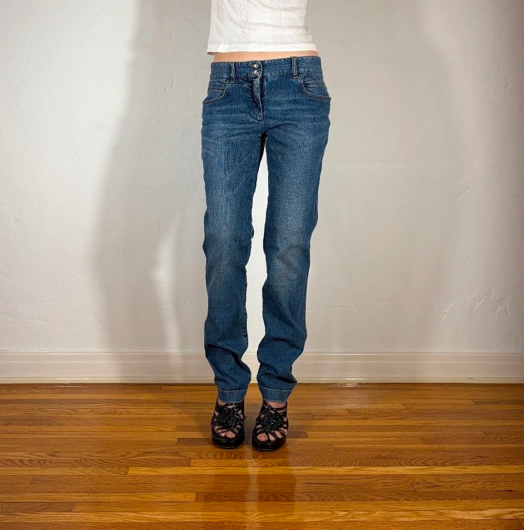 Dolce & Gabbana Double Button Jeans, S/M
