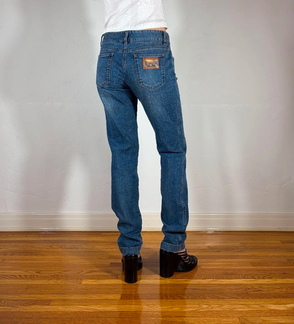 Dolce & Gabbana Double Button Jeans, S/M