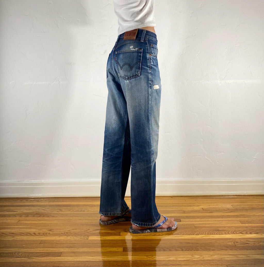 Edwin True Blue Baggy Jeans, S