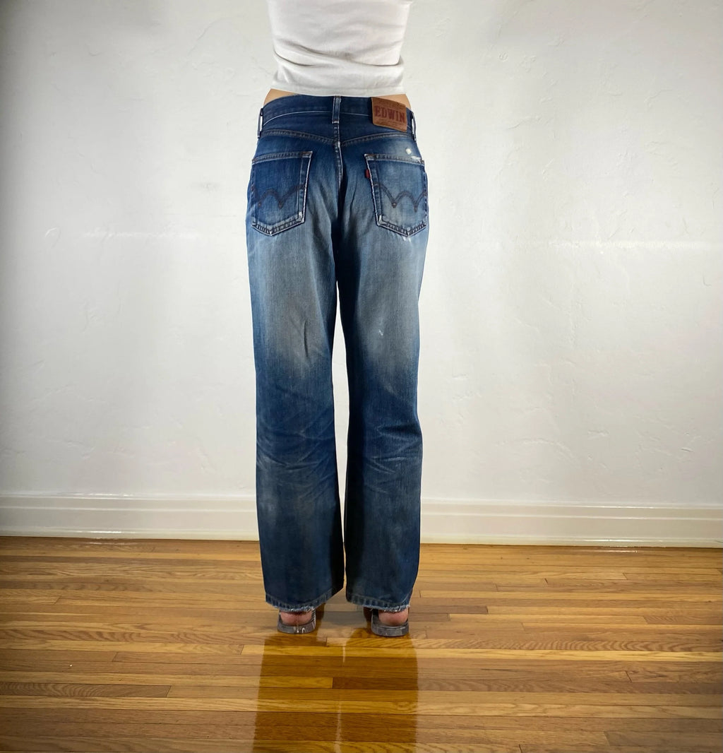 Edwin True Blue Baggy Jeans, S