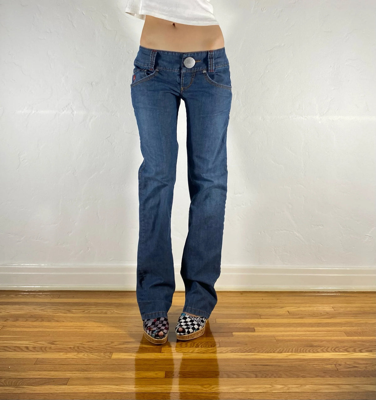 Miss Sixty Waxy Blue Jeans, S/M