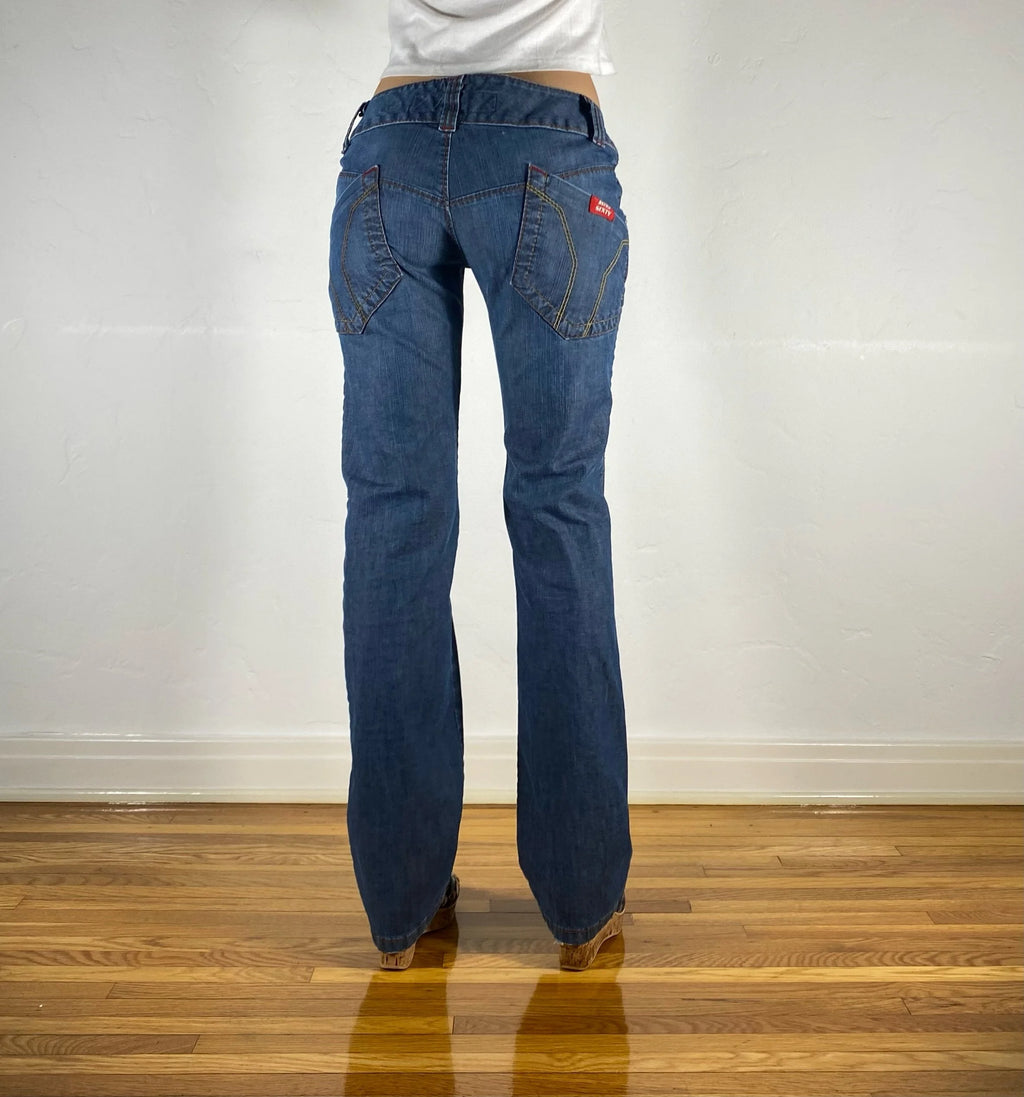 Miss Sixty Waxy Blue Jeans, S/M