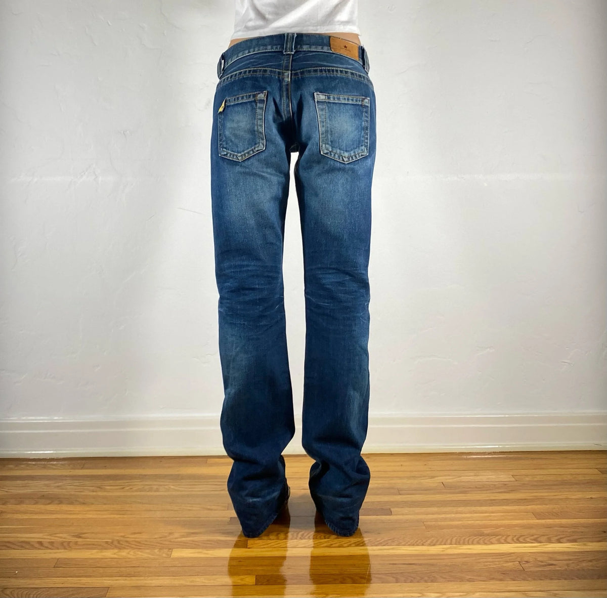 Japanese Indigo Blue Jeans, M