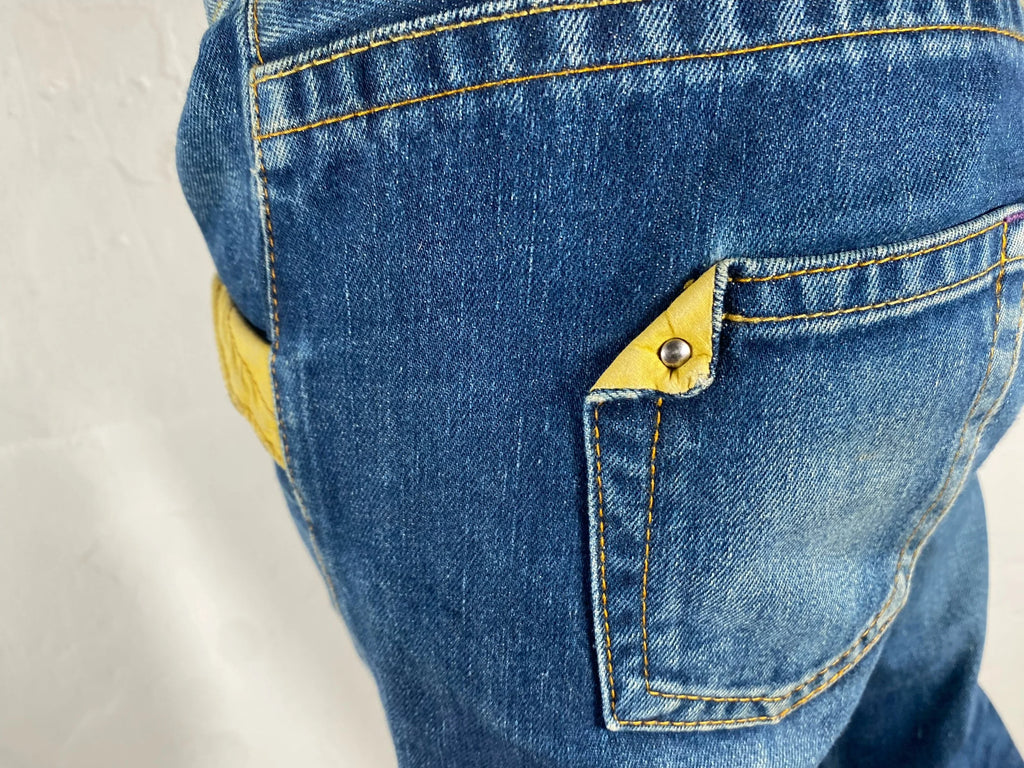 Japanese Indigo Blue Jeans, M