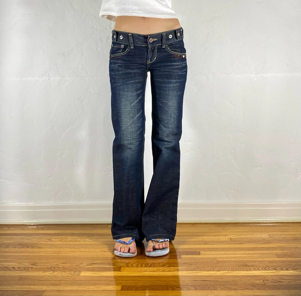 Studio RP Angel Wing Dark Jeans, XS/S
