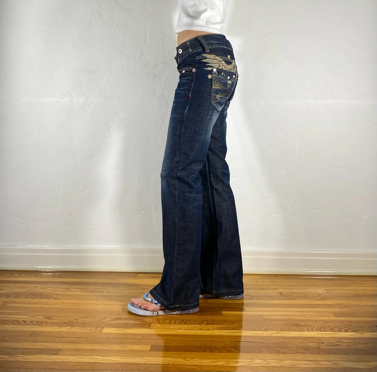 Studio RP Angel Wing Dark Jeans, XS/S
