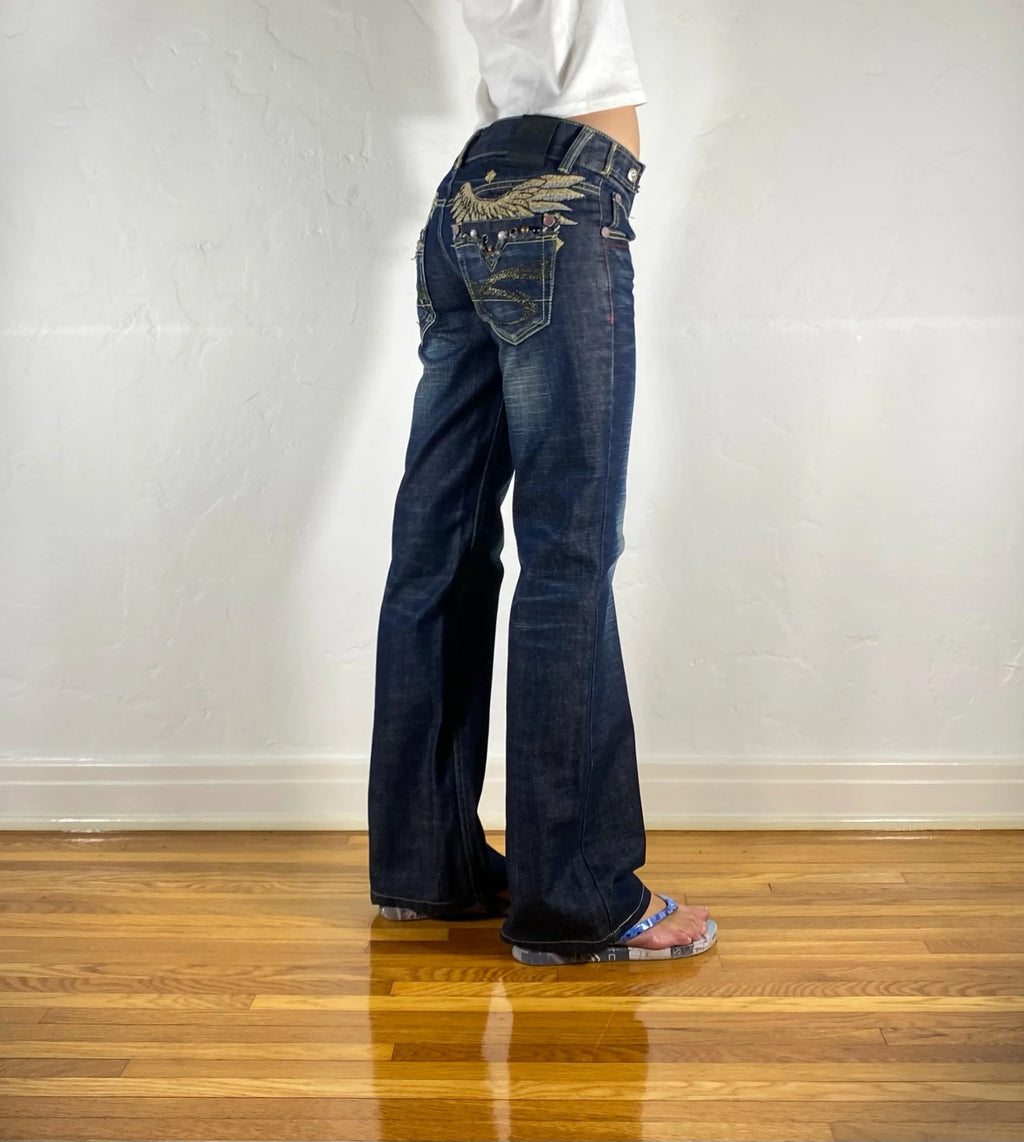 Studio RP Angel Wing Dark Jeans, XS/S