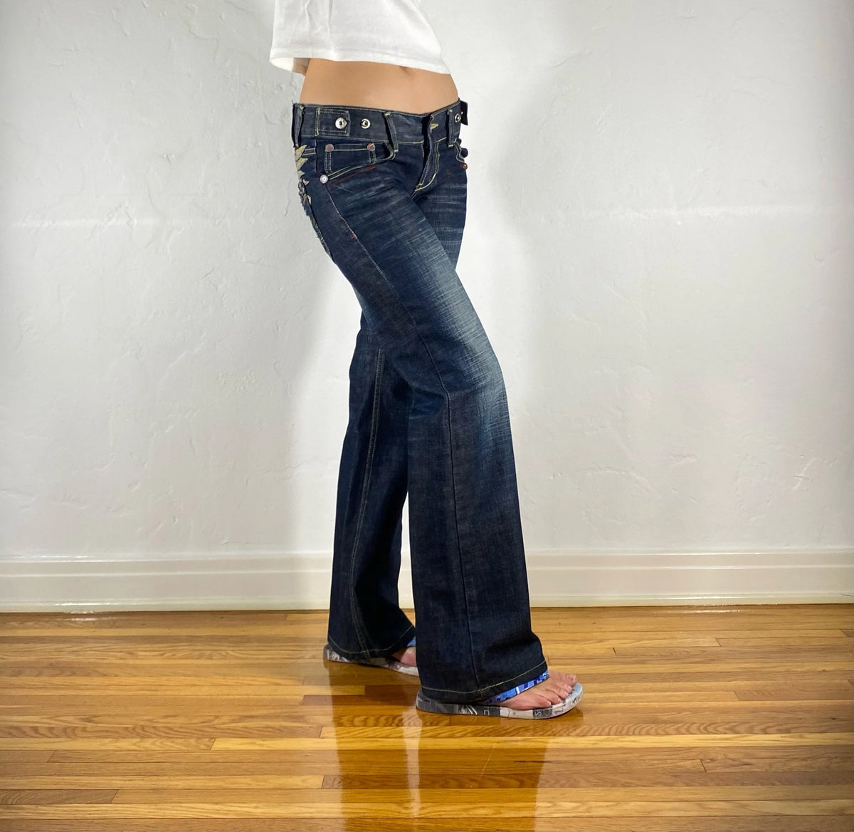 Studio RP Angel Wing Dark Jeans, XS/S
