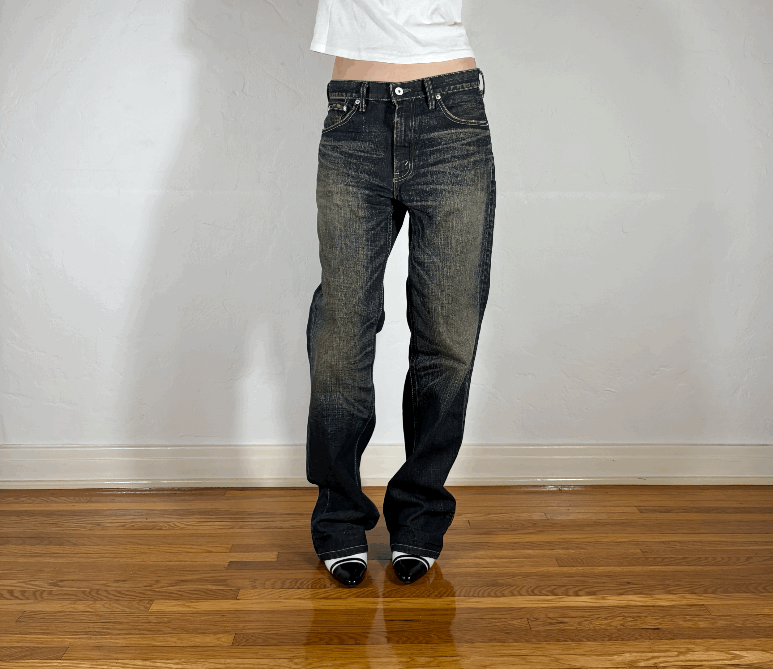 Levi Classic Vintage Dark Gray Jeans, M