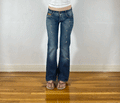 Miss Sixty Orange Zipper Jeans, XS