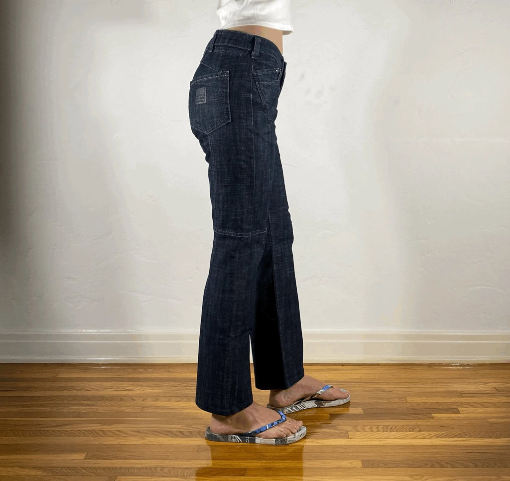 Marithe + Francois Gribaud Dark Blue Jeans, S