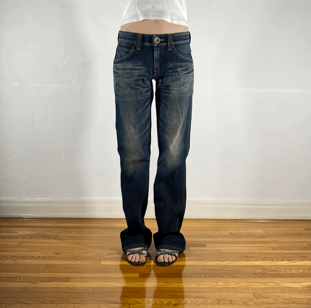 Edwin Aqua Blue Jeans, S/M