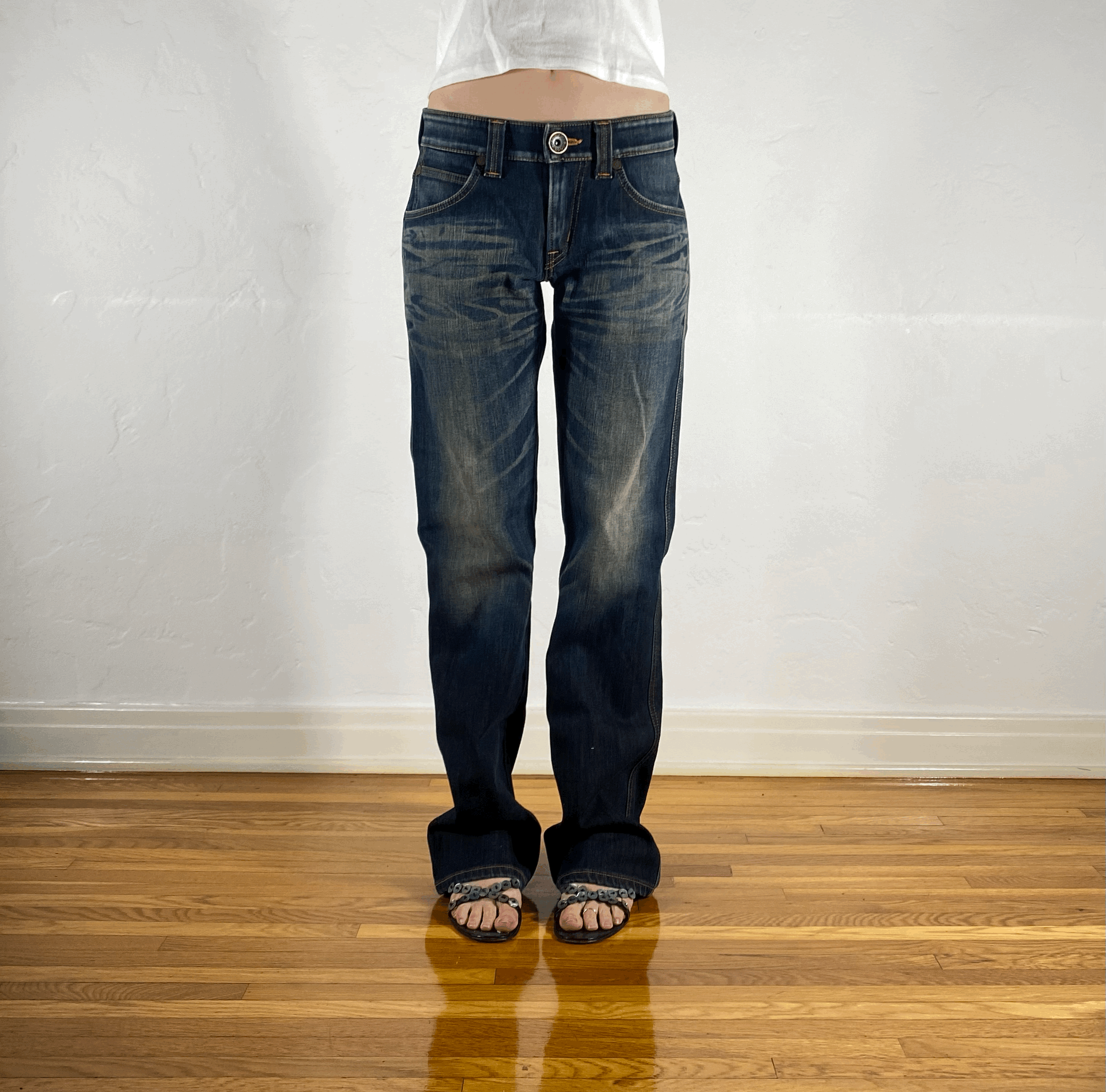 Edwin Aqua Blue Jeans, S/M