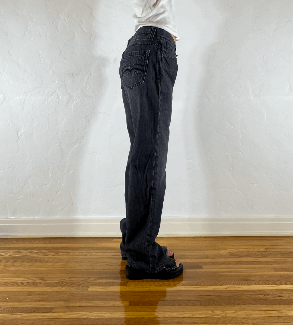 DKNY Gray Jeans, L