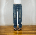 Edwin Ripped and Repaired Jeans, S/M