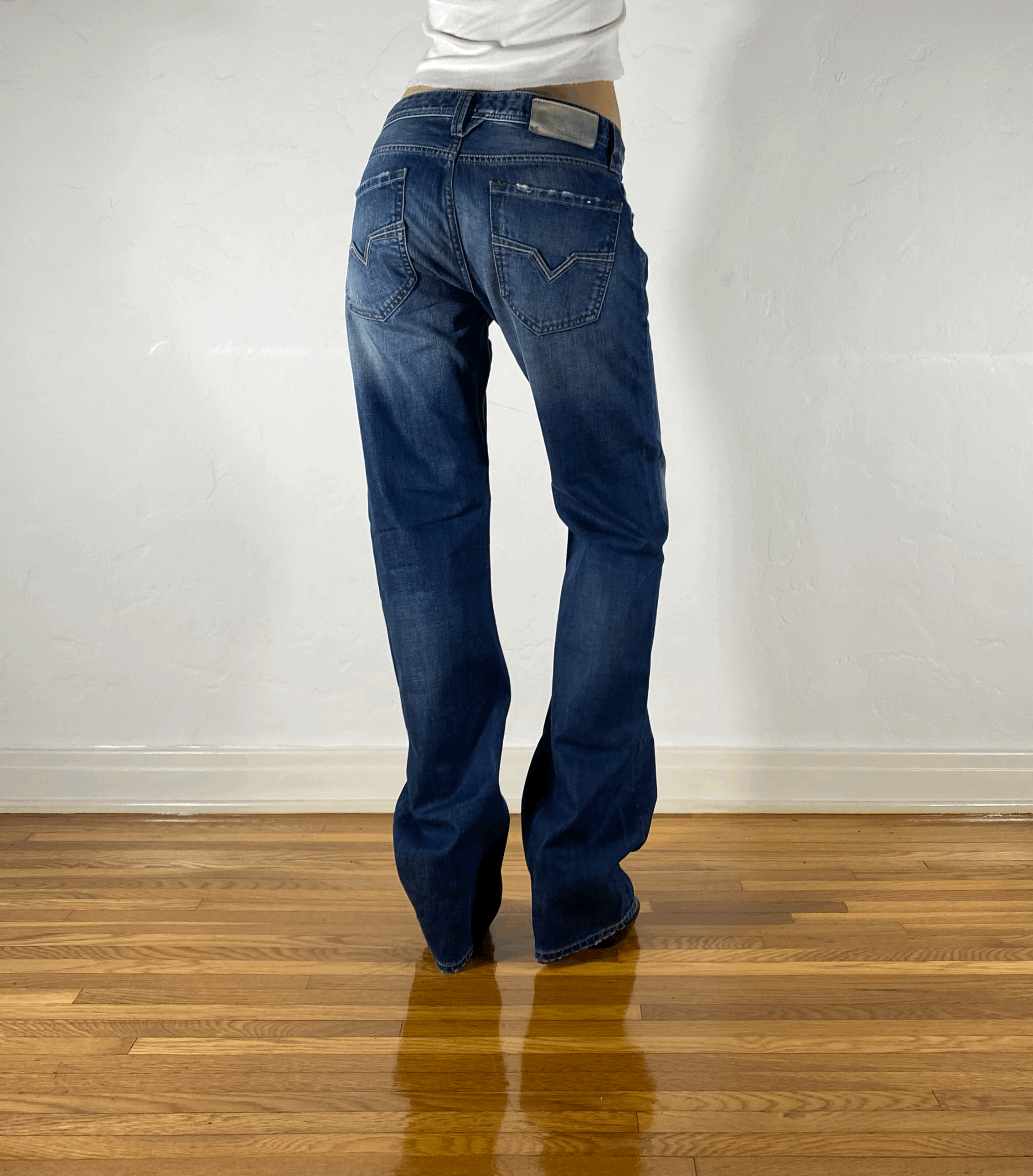 Diesel Relaxed Ombre Jeans, M