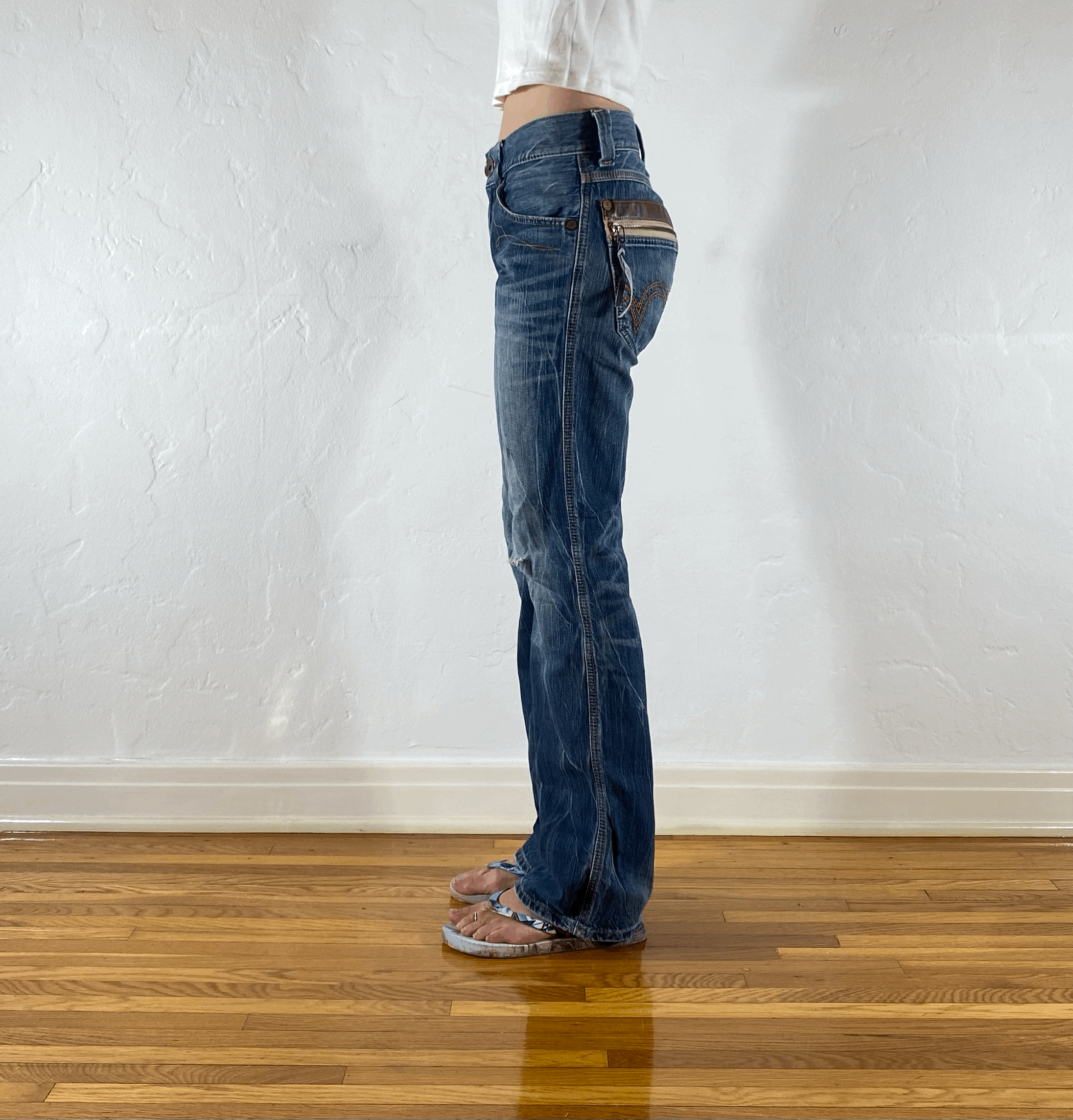 Edwin Orange Stitch Jeans, S