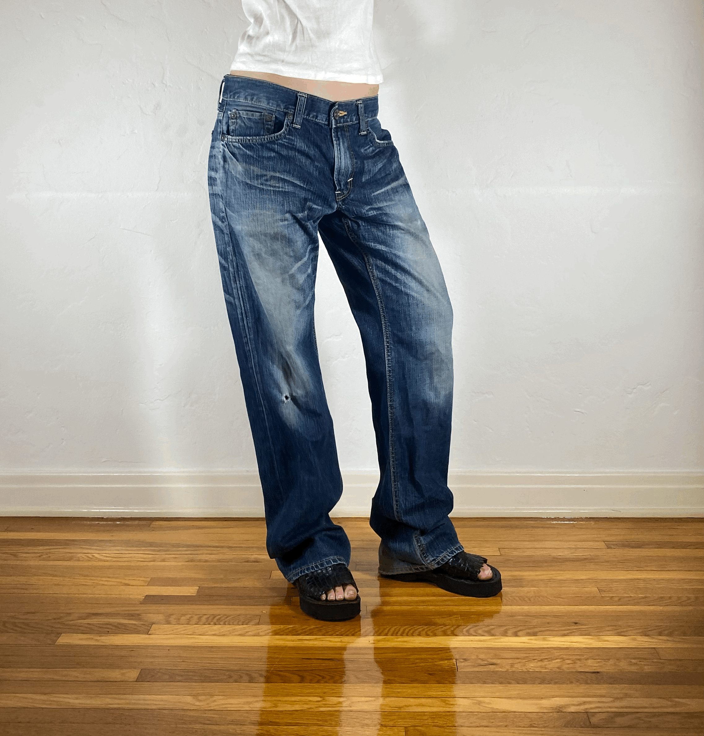 Edwin True Blue Baggy Jeans, L