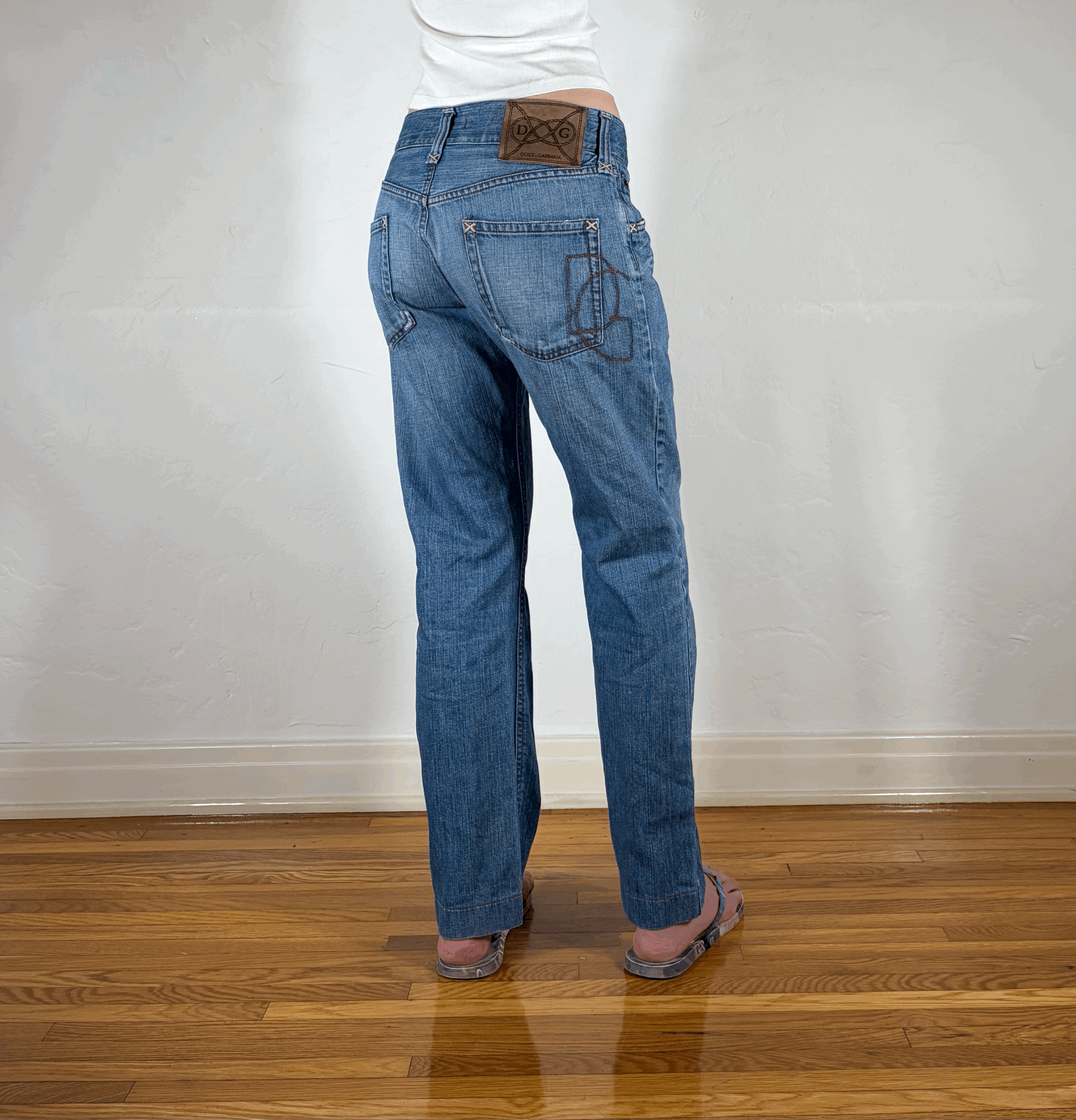 Dolce & Gabbana Distressed Light Jeans, S/M