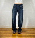 Soft Dark Gray/Black Baggy Jeans, L