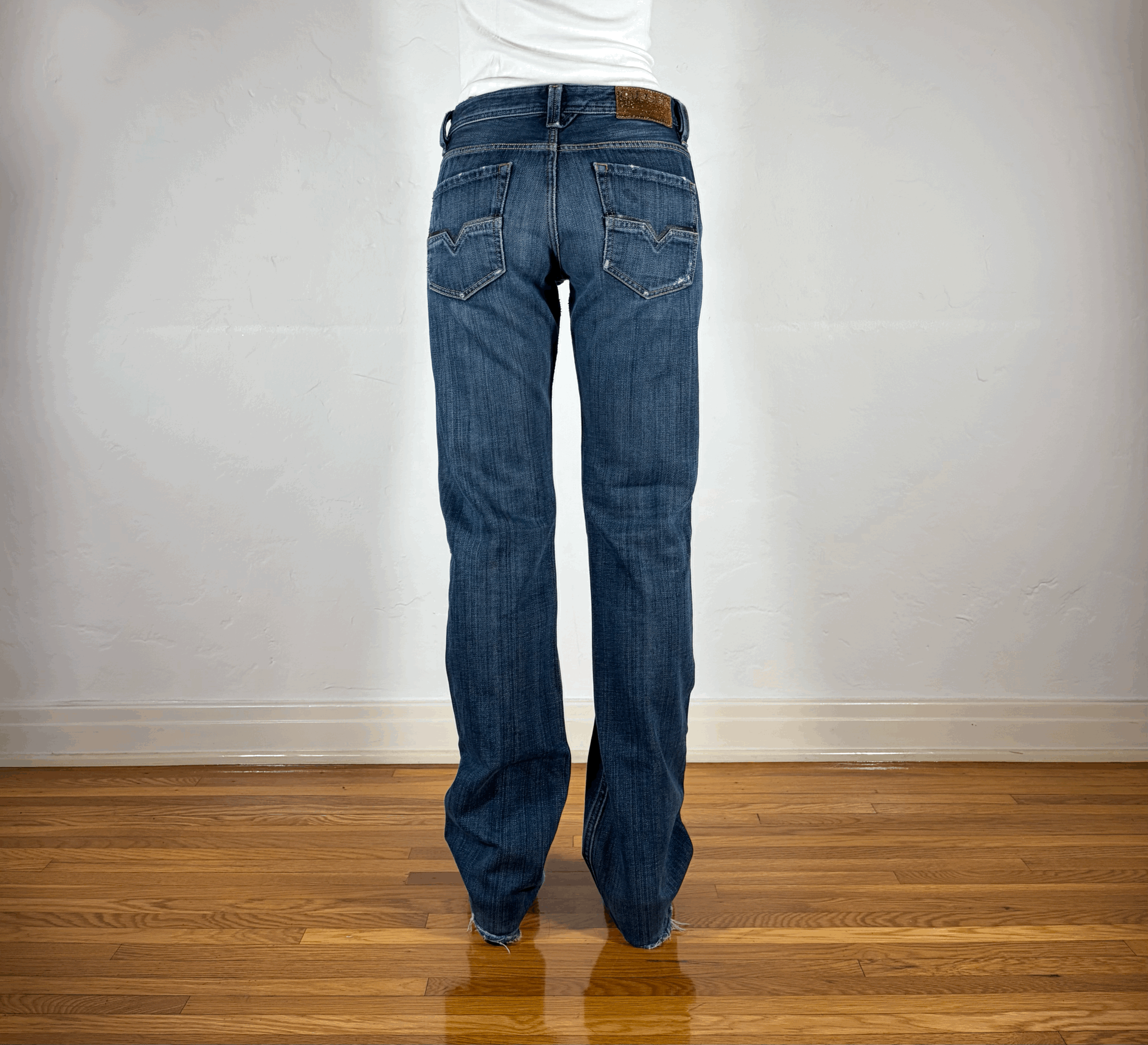Diesel Relaxed Blue Jeans, S/M