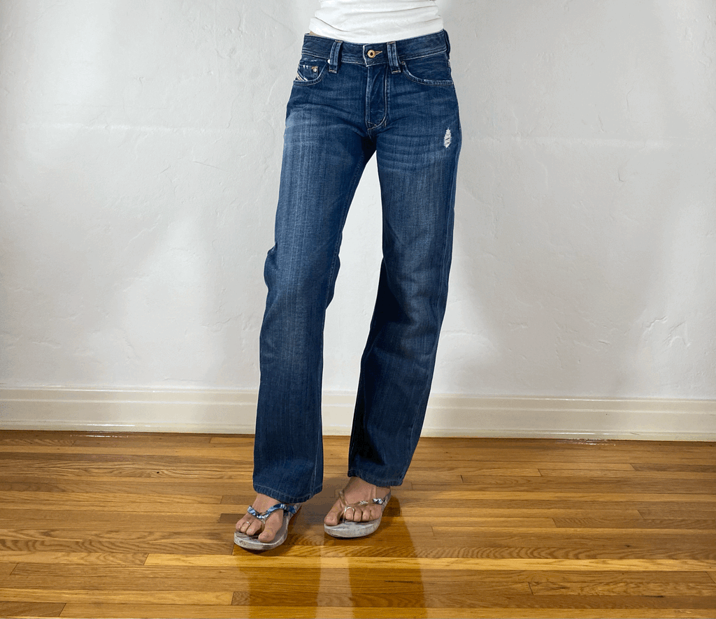 Diesel Relaxed Blue Jeans, S