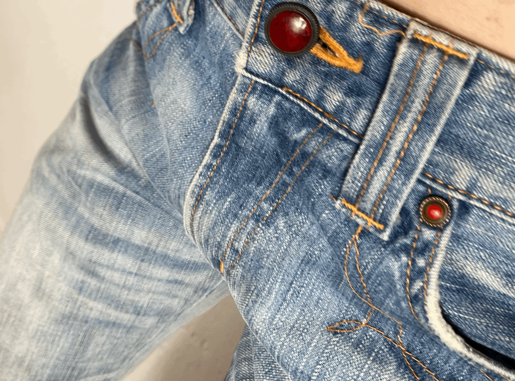 Edwin Light Blue Flare Jeans, M