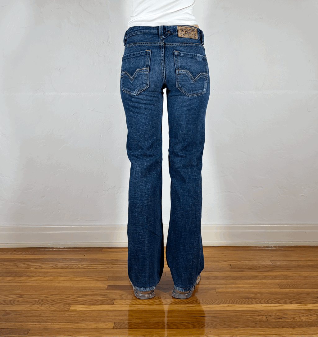 Diesel Relaxed Soft True Blue Jeans, S