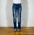 Diesel Relaxed Dark Blue Jeans, S