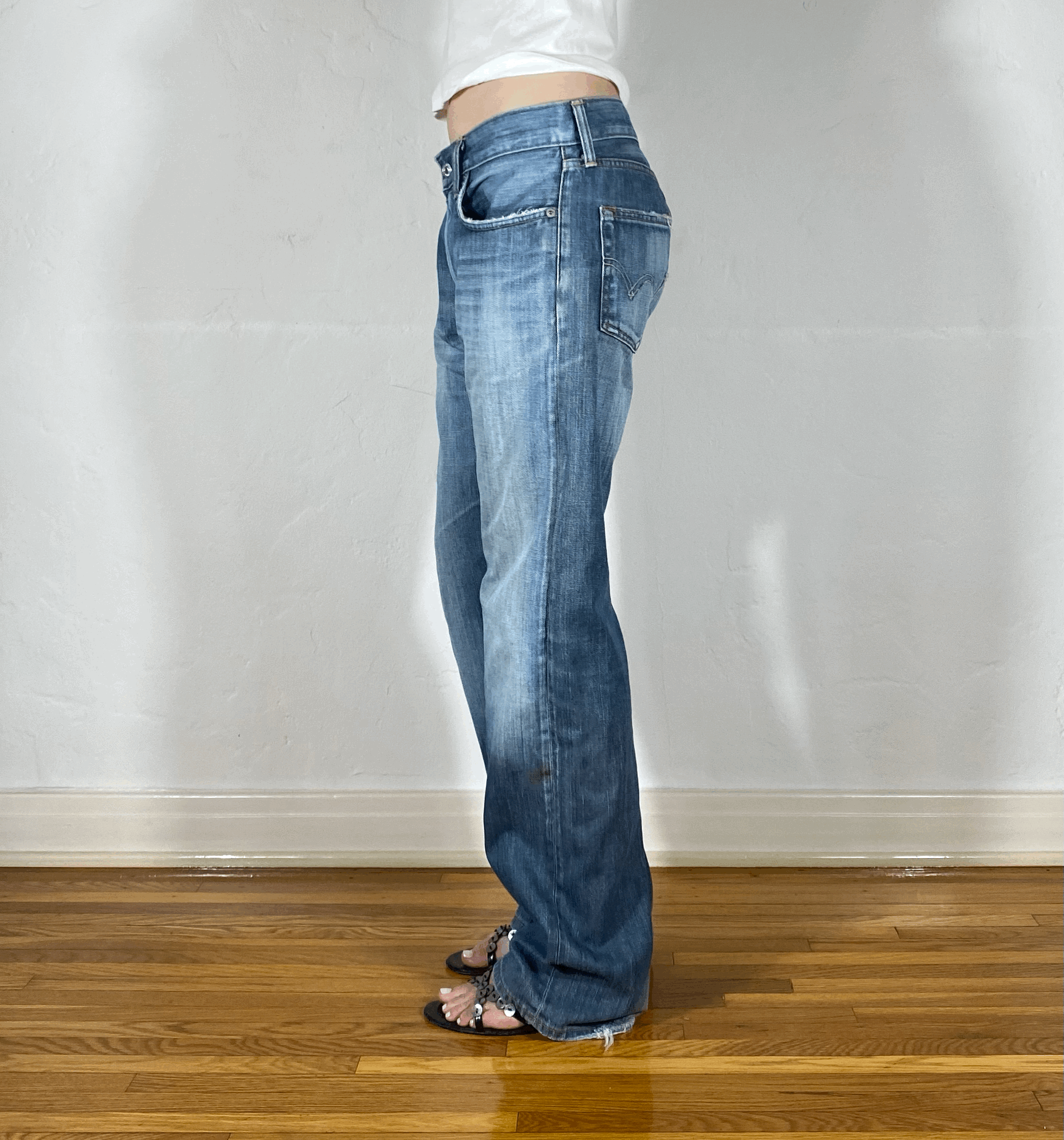 Edwin True Blue Baggy Jeans, S/M