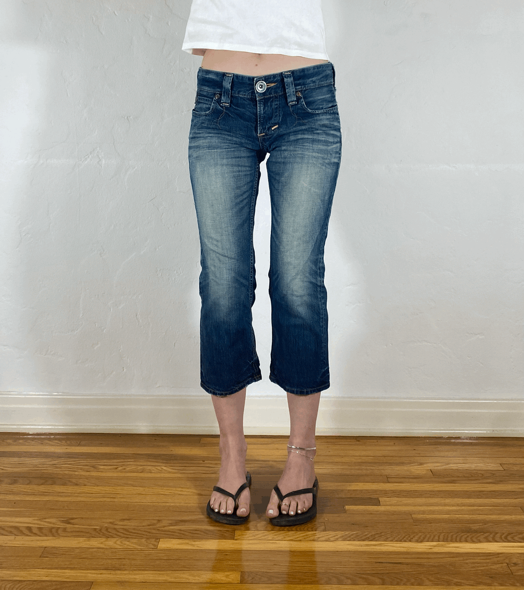 Edwin Dark Capri  Jeans, S