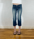 Edwin Dark Capri  Jeans, S