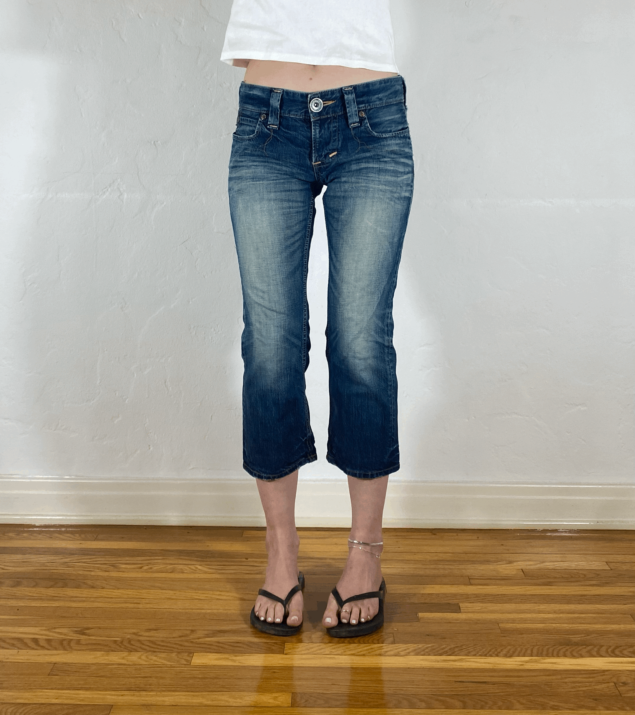 Edwin Dark Capri  Jeans, S