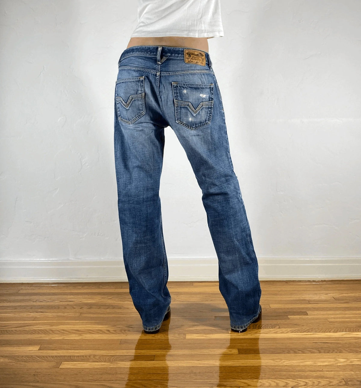 Diesel Relaxed Light Blue Jeans, L