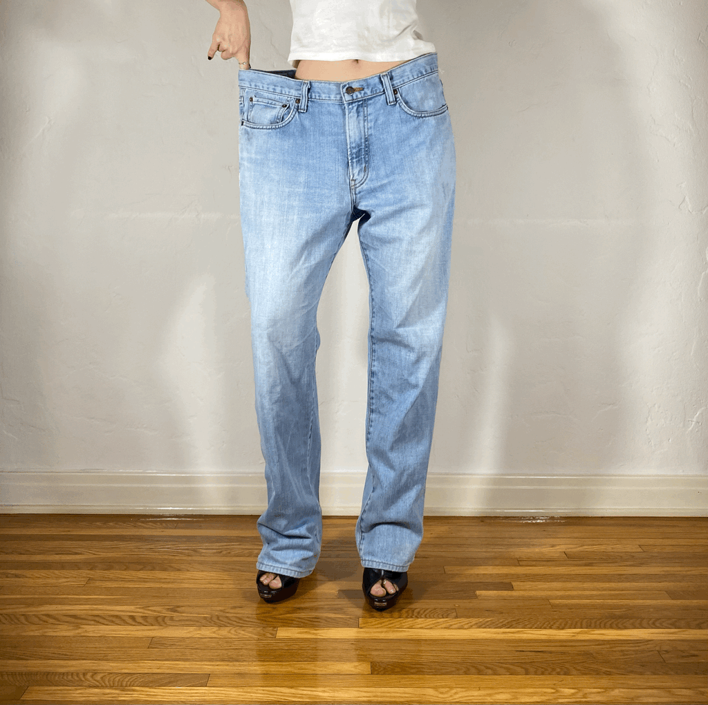 Soft Light Blue Jeans, XL
