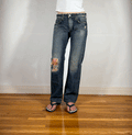 Soft Baggy Distressed Jeans, S