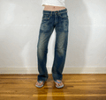 Edwin Unique Blue Baggy Jeans, S