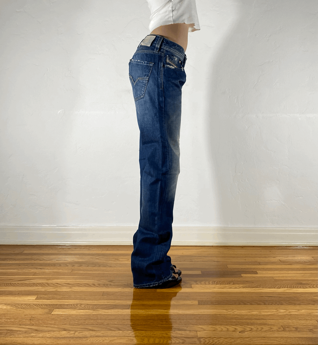 Diesel Relaxed Ombre Jeans, M
