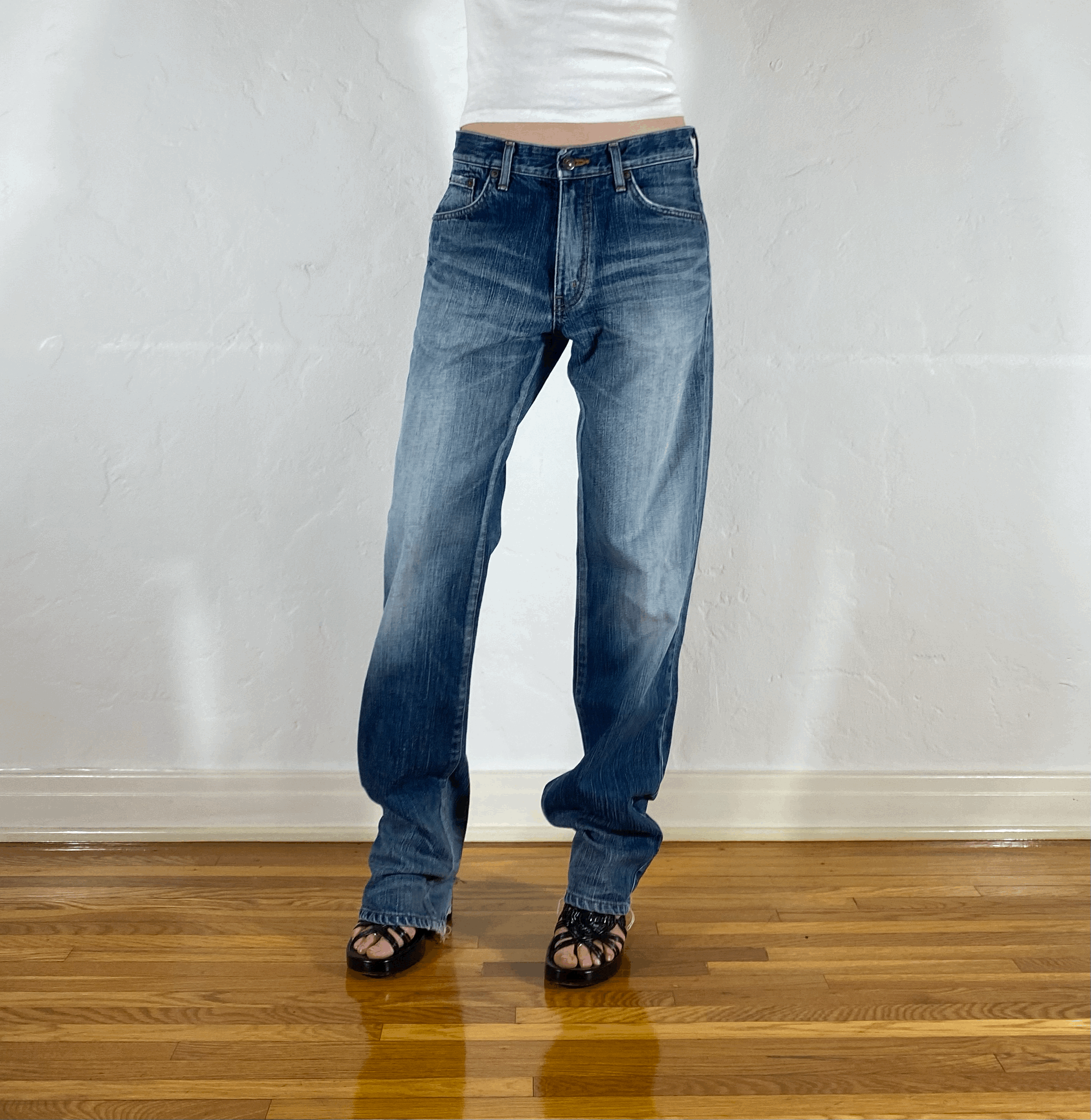 Edwin True Blue Baggy Jeans, L