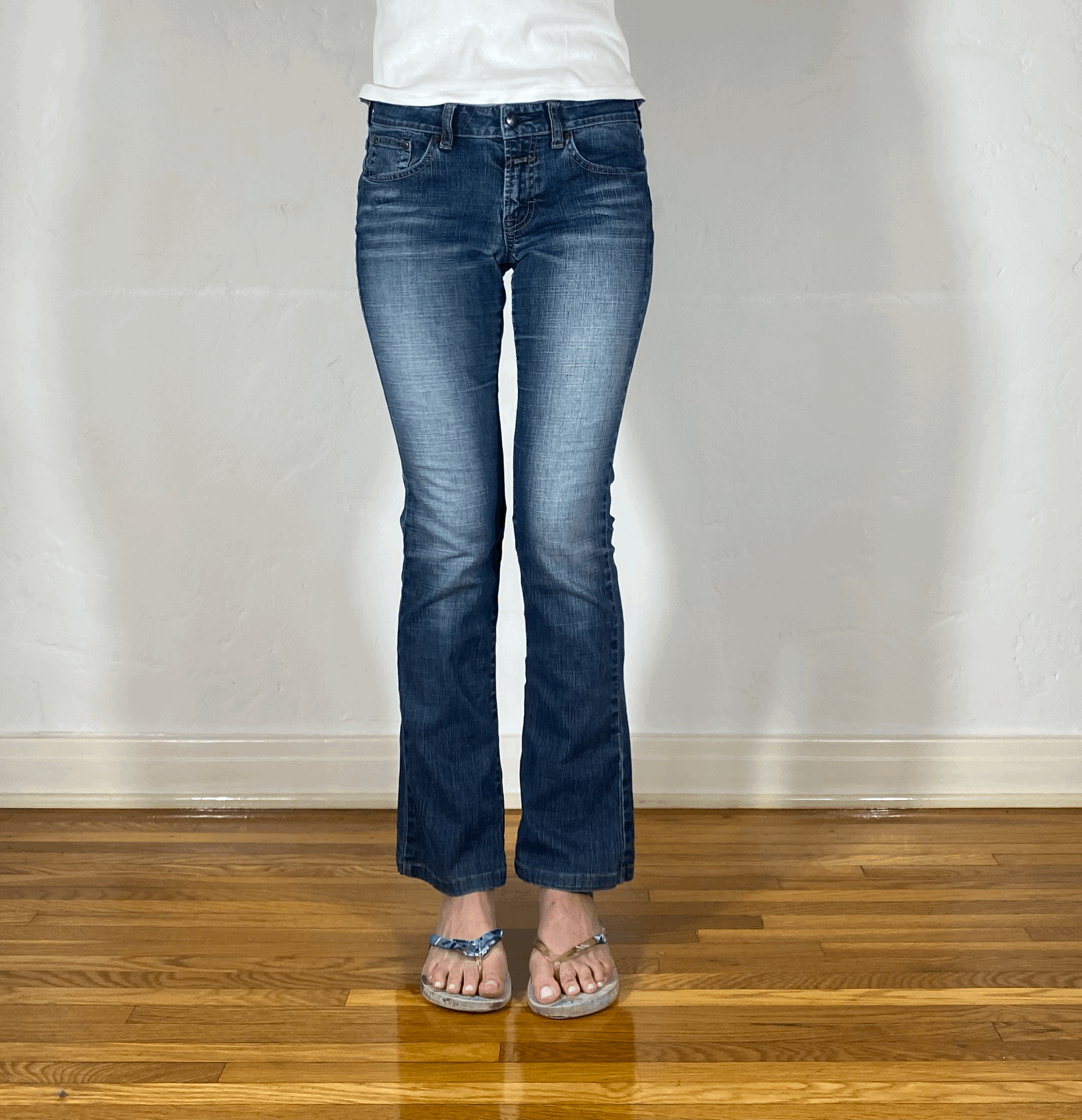 Marithe + Francois Girbaud Straight Jeans, XS/S