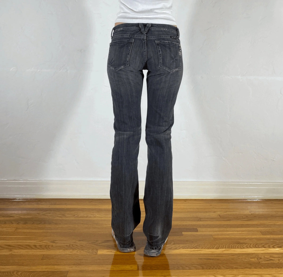 Miss Me Dark Gray Jeans, S