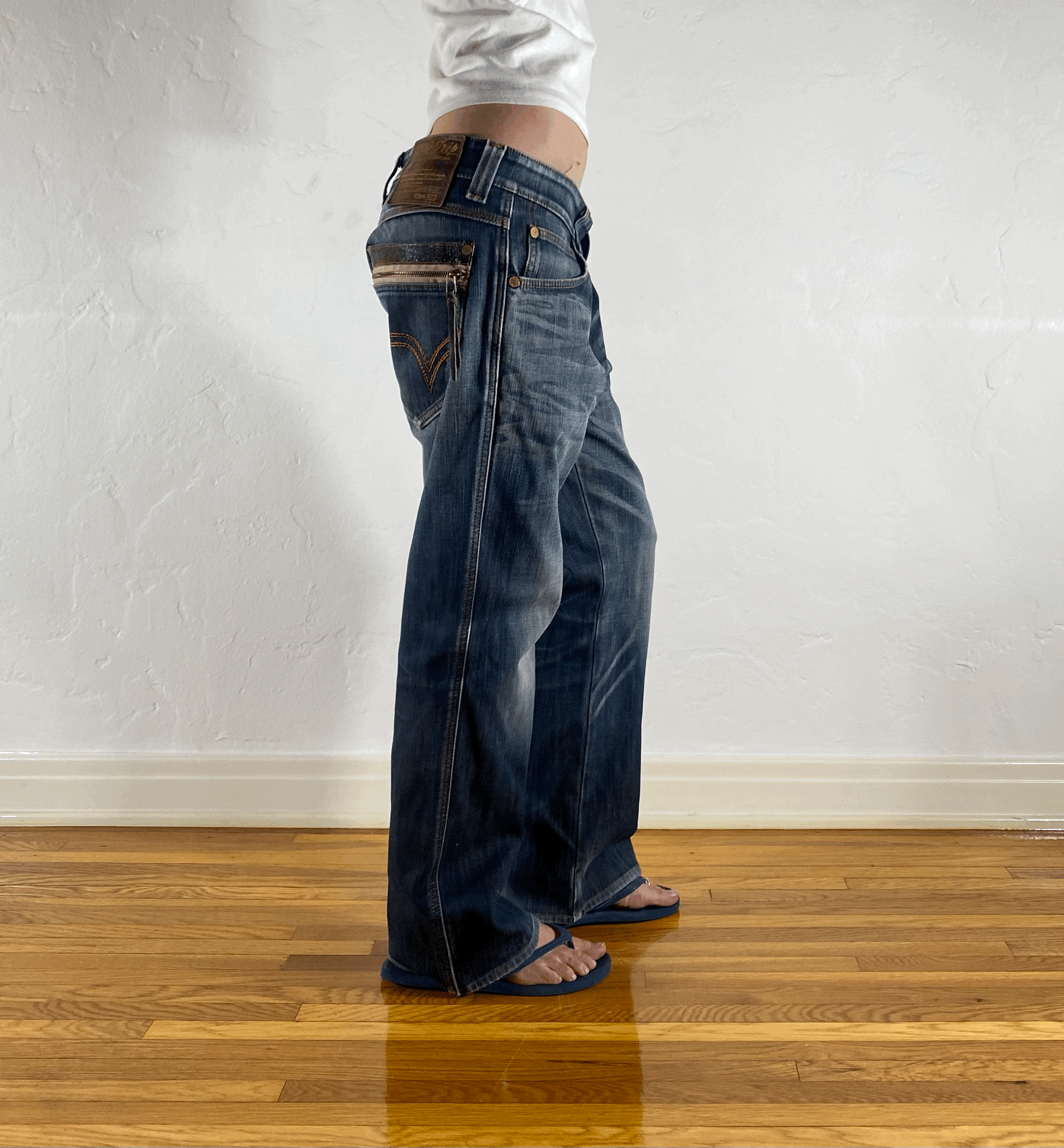 Edwin Indigo Blue Tiger Jeans, L