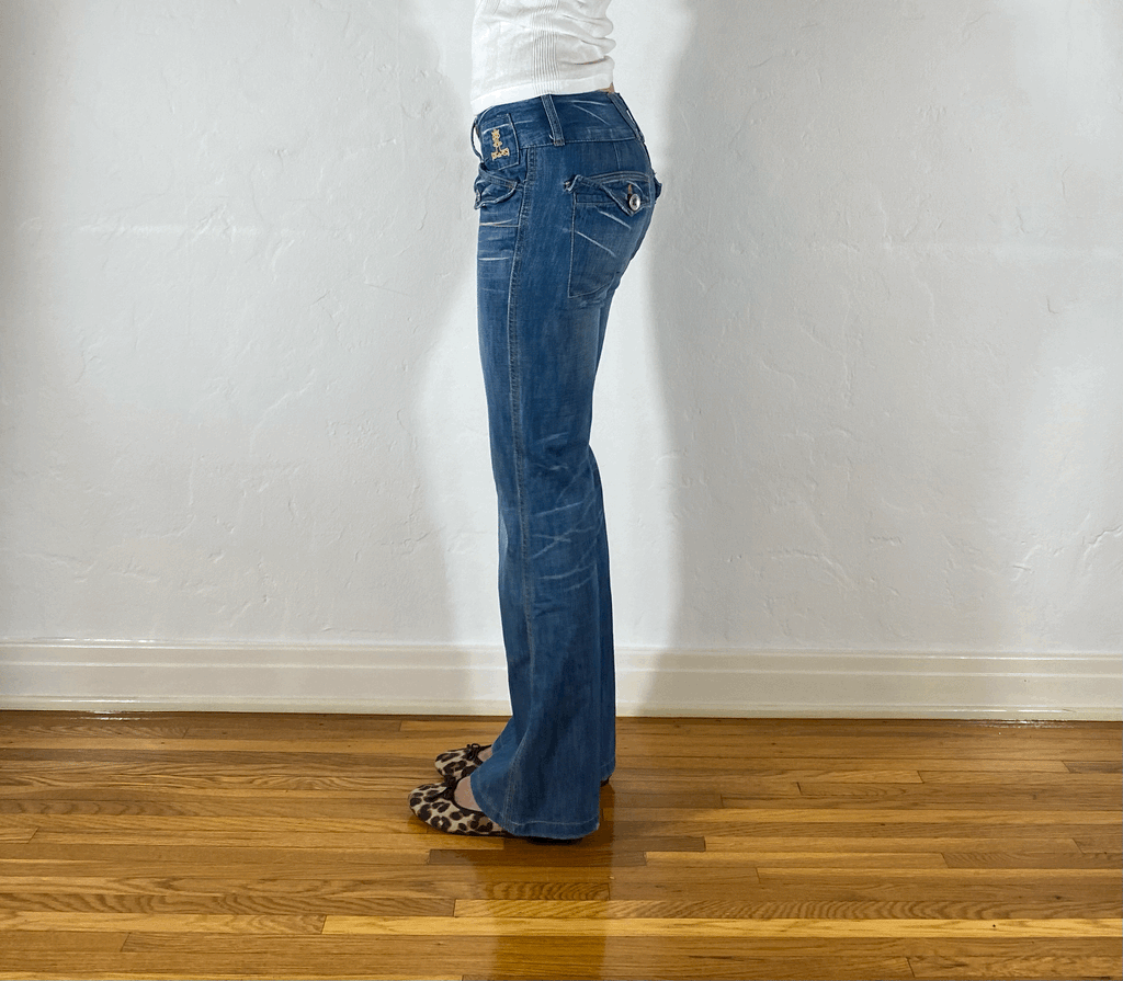 Studio RP Rainbow Stitch Jeans, XS/S