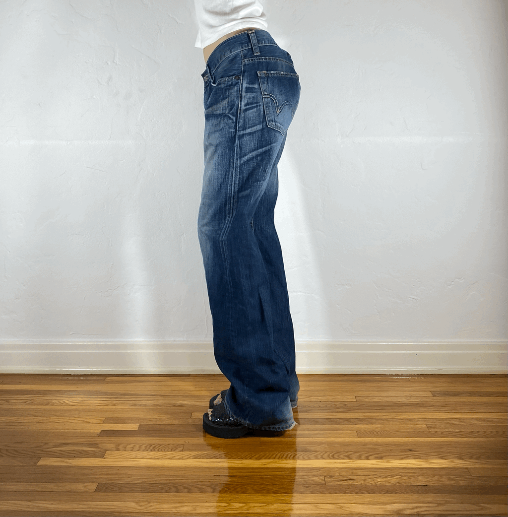 Edwin True Blue Baggy Jeans, L