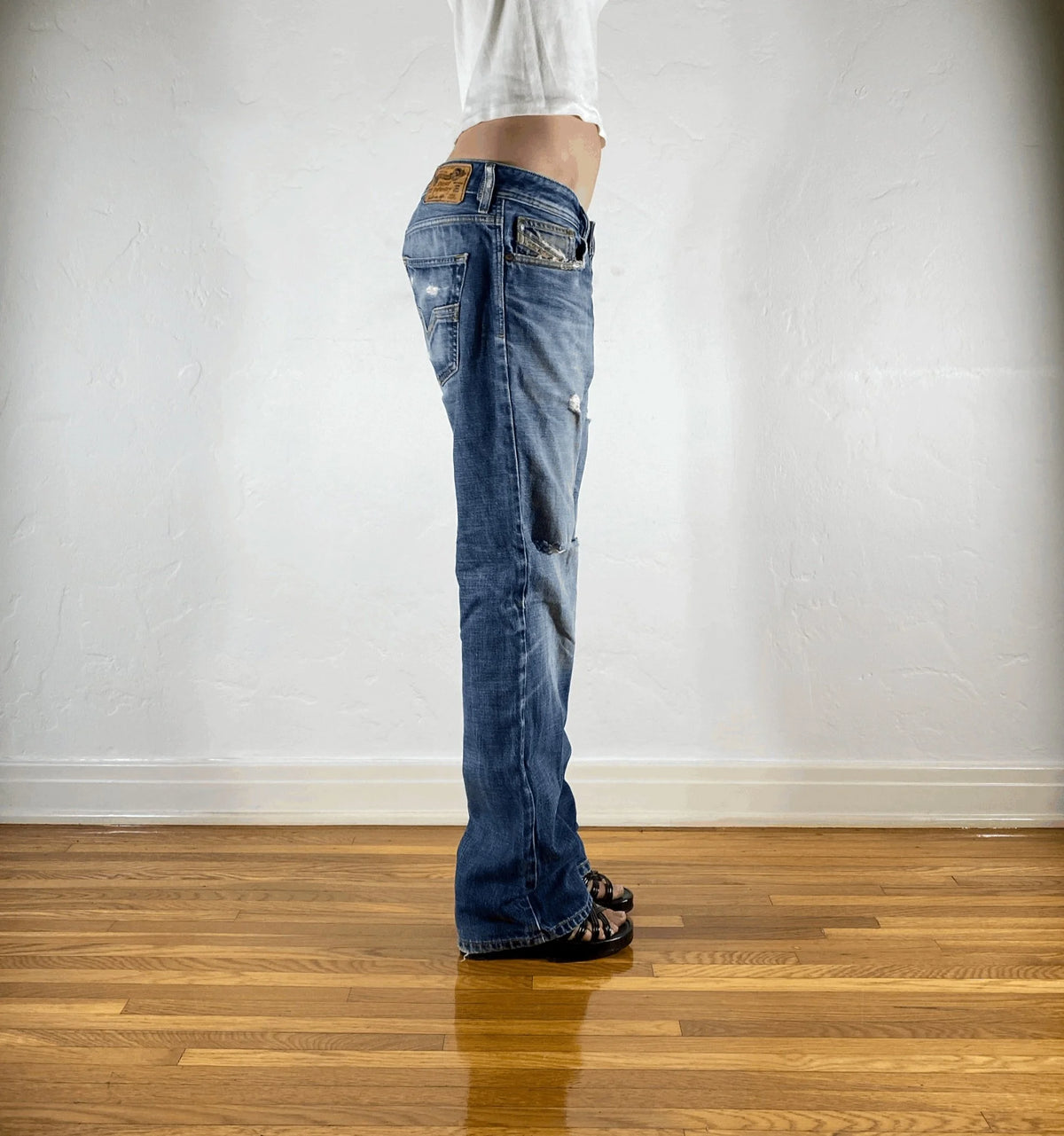 Diesel Relaxed Light Blue Jeans, L
