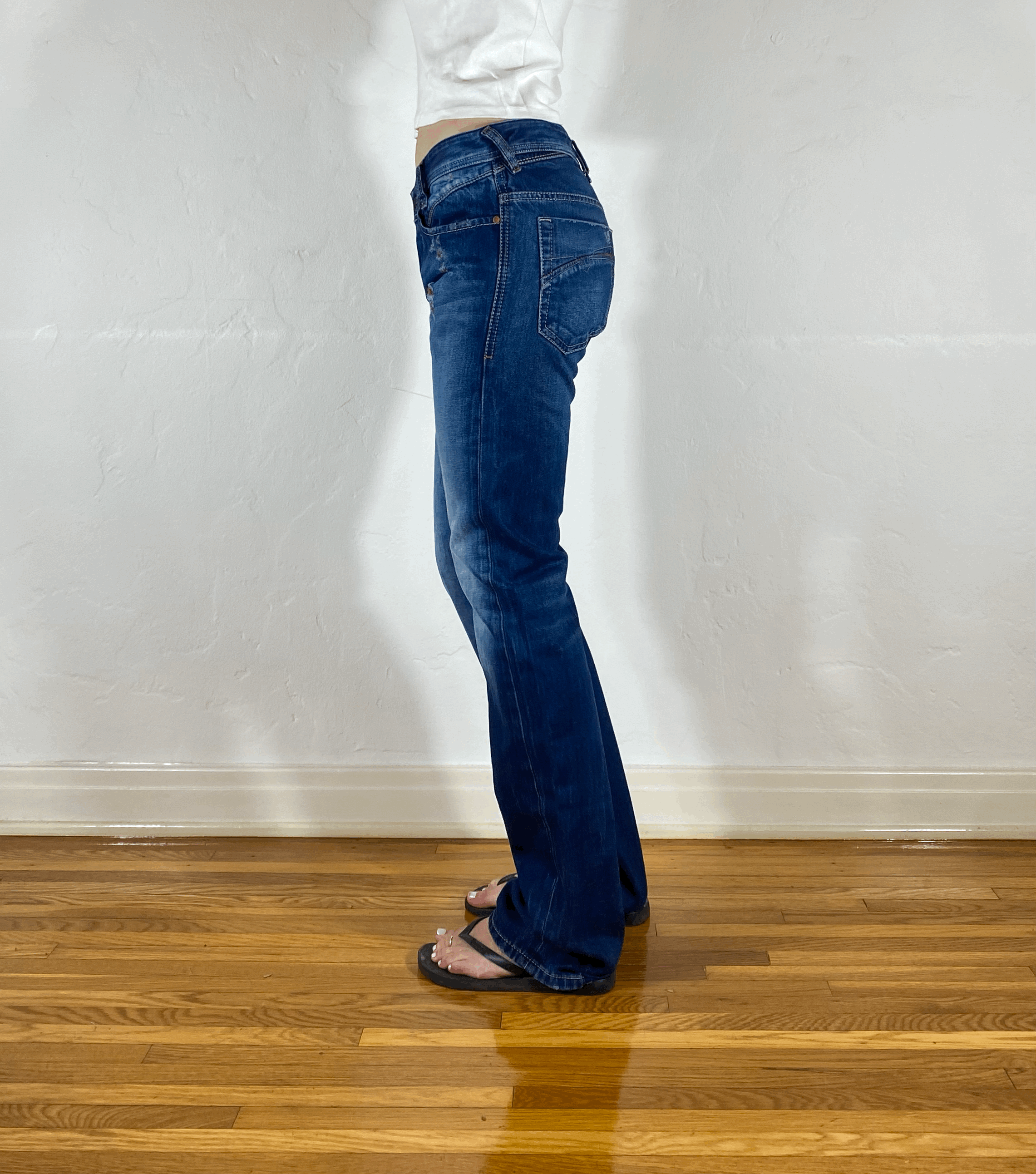Diesel Distressed Ombre Jeans, S/M