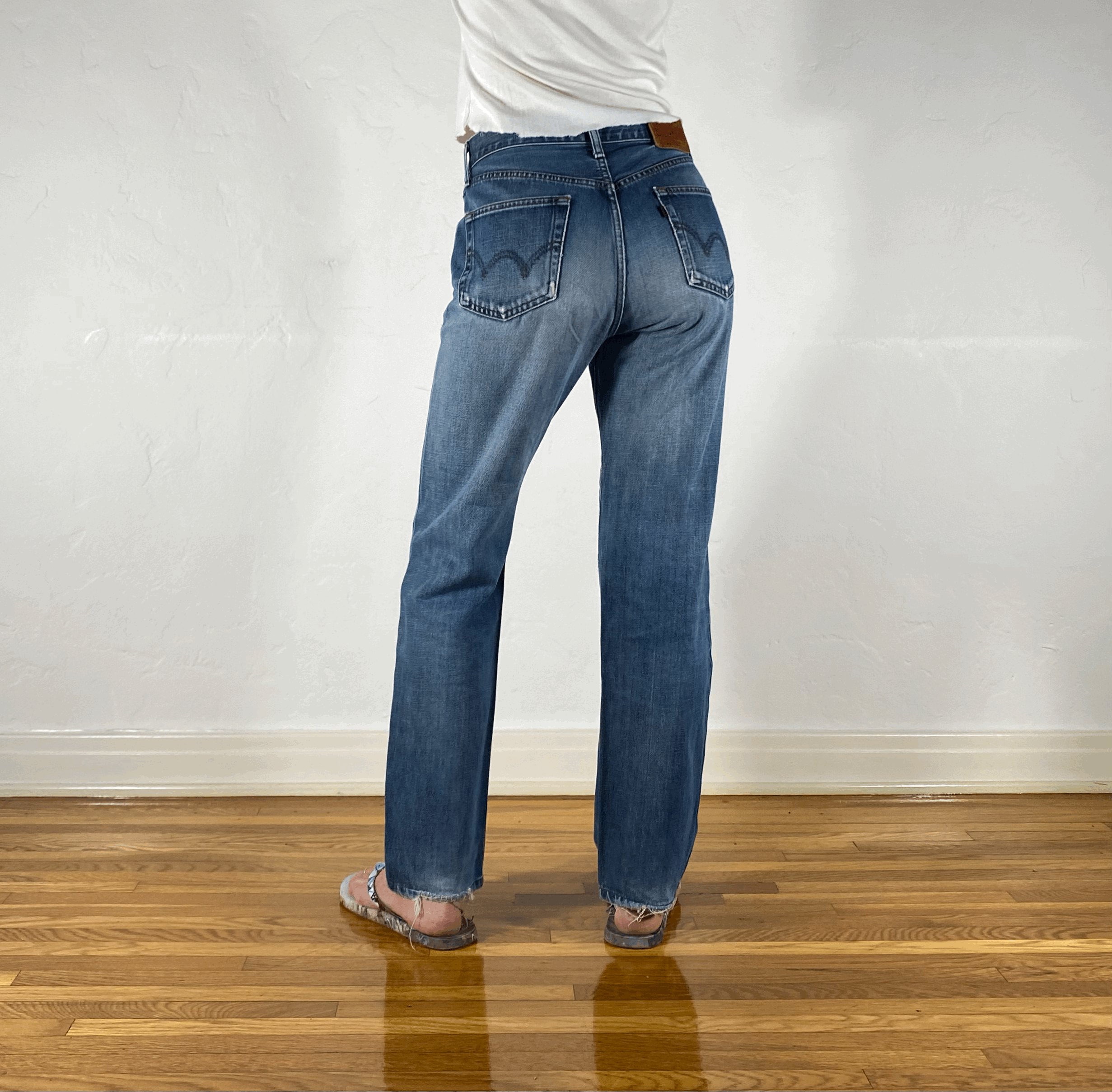 Edwin True Blue Baggy Jeans, XS