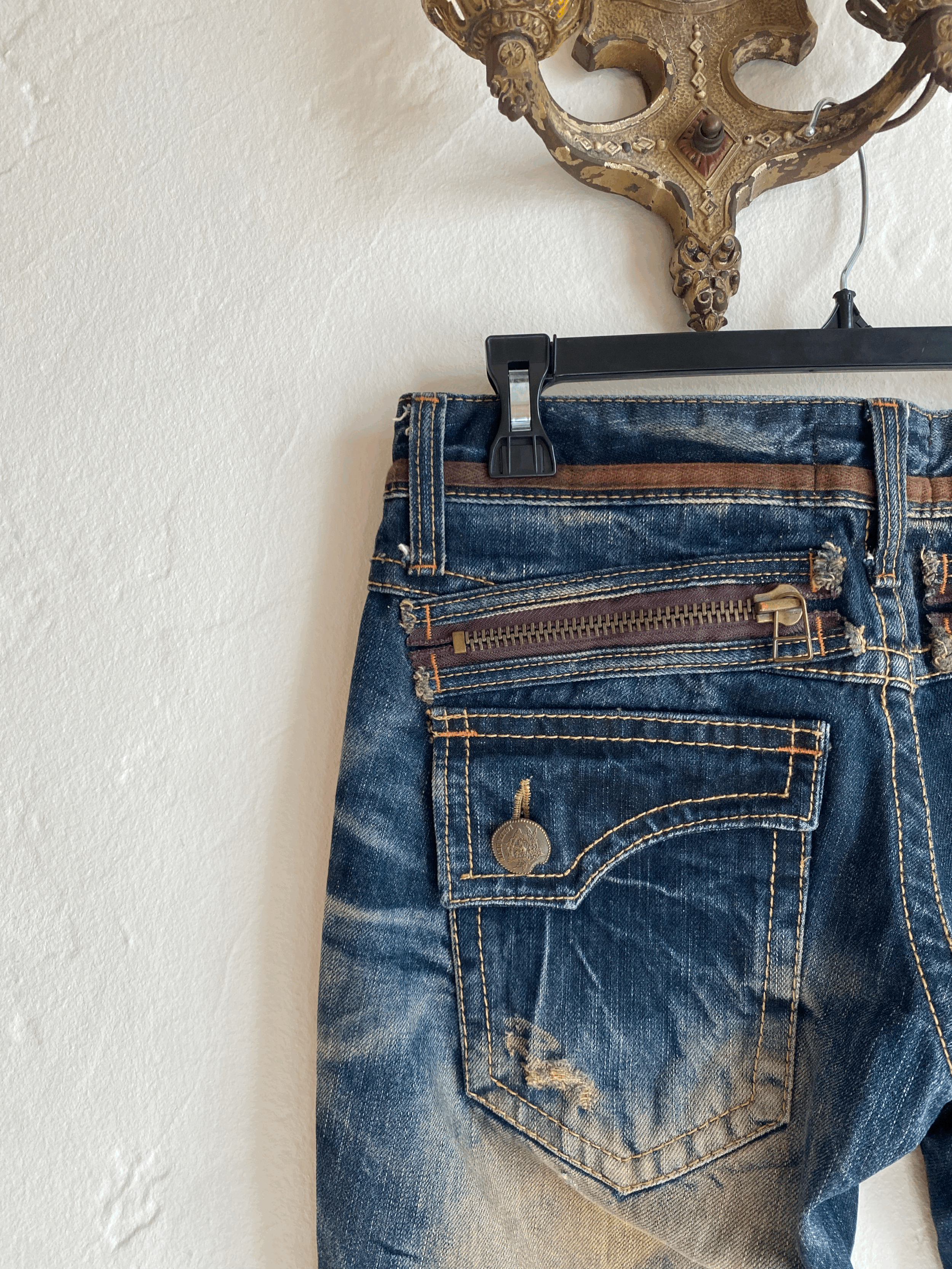 Lolita Low Rise Y2K Jeans, XS