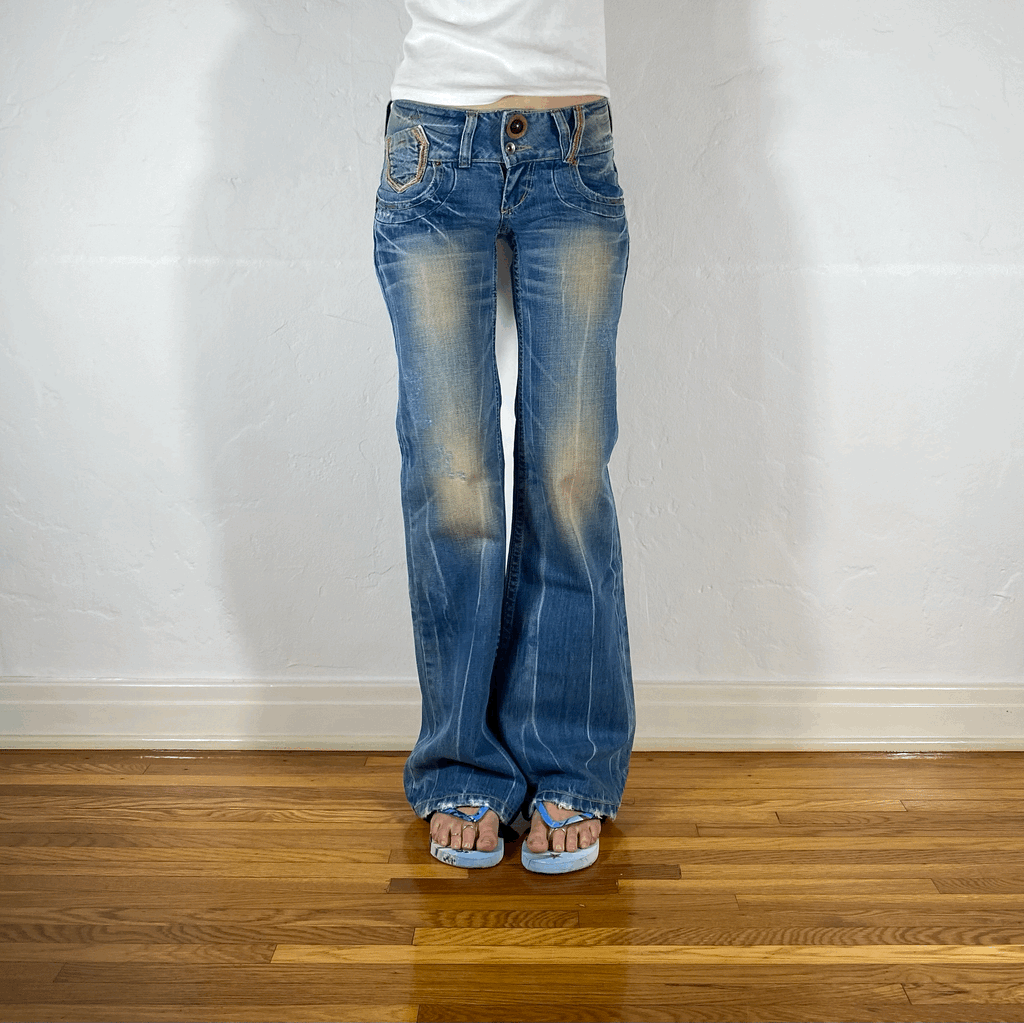Studio RP Rainbow Stitch Jeans, XS