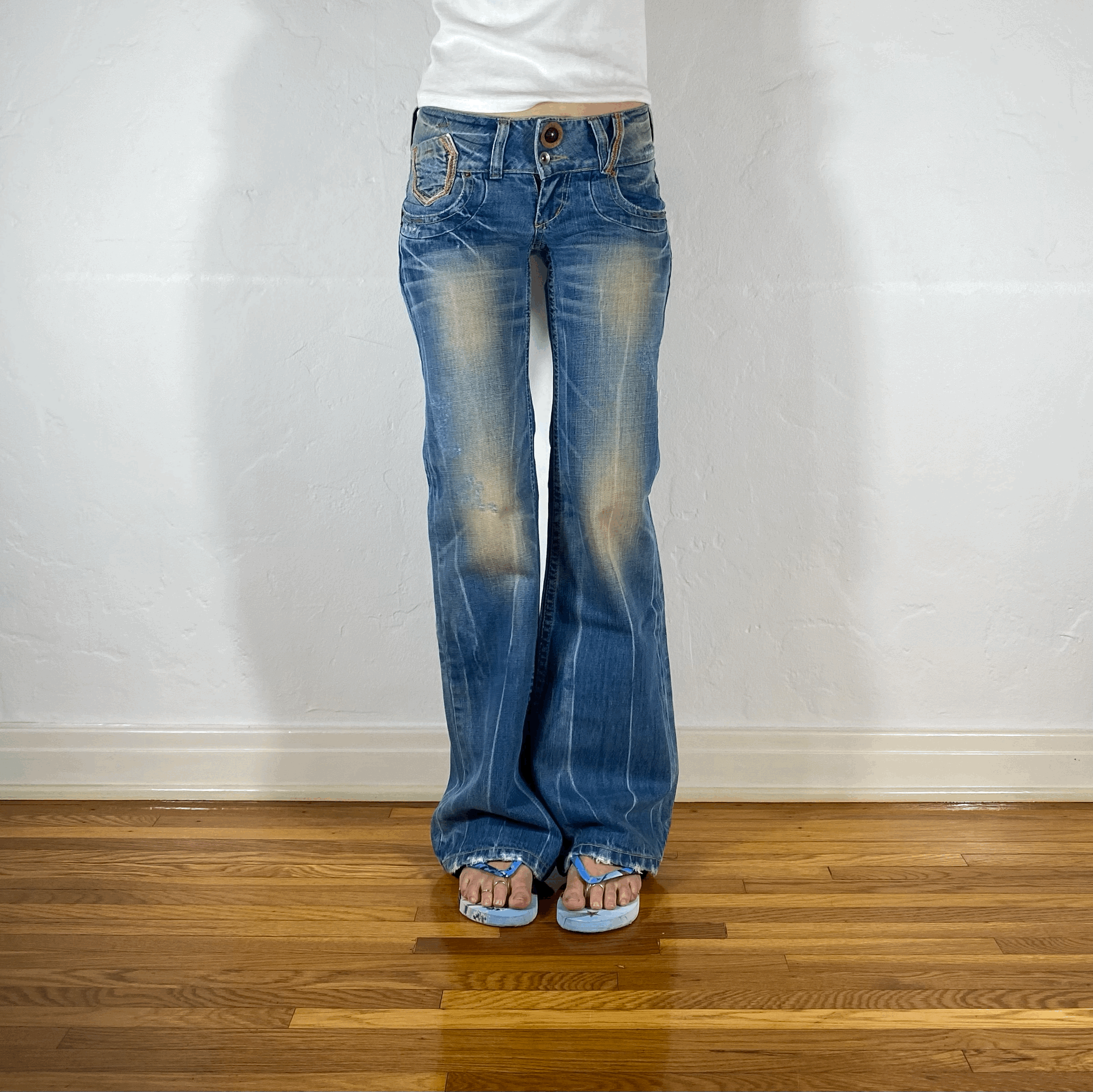 Studio RP Rainbow Stitch Jeans, XS